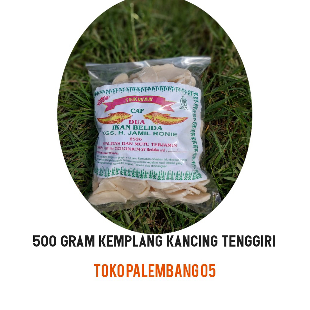

(Bisa COD) 500 Gram Kerupuk Kemplang Kancing Mentah Asli Ikan Tenggiri