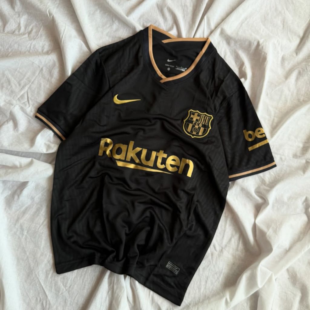 Jersey Bola Full Printing FC Barcelona Away 2020/2021 Dryfit S-XXL