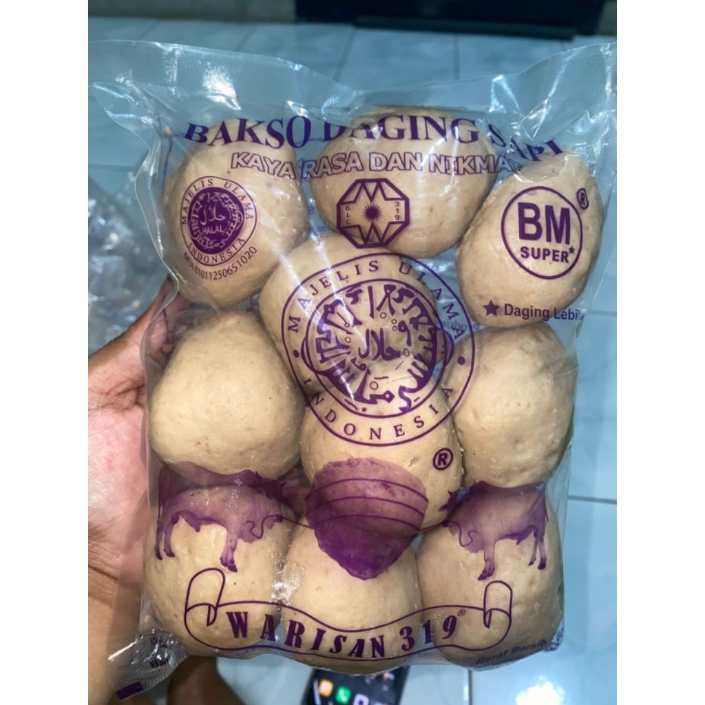 

BAKSO WARISAN BMS/UNGU/Jumbo ISI 10 Berat 600G