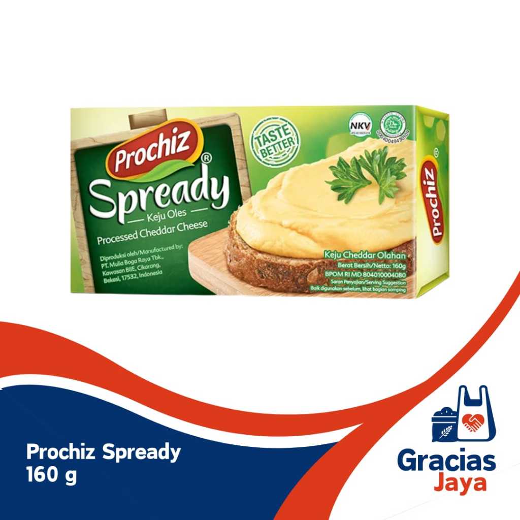 

Keju Prochiz Spready 160 gr keju oles