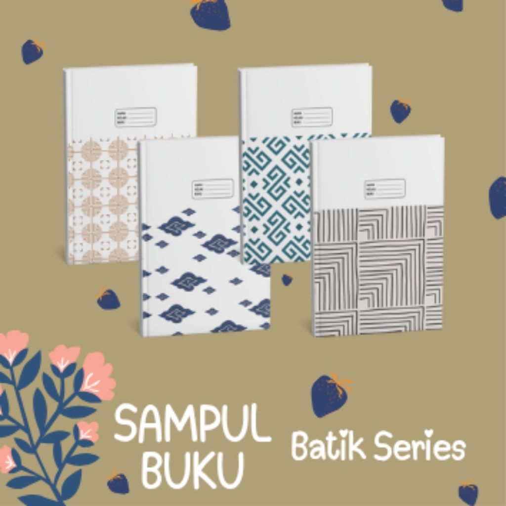 

[TERMURAH] PAPIER - SAMPUL BUKU AESTHETIC MOTIF BATIK SERIES | SIDU STANDAR KIKI | BIGBOSS CAMPUS | SIDU KIKI
