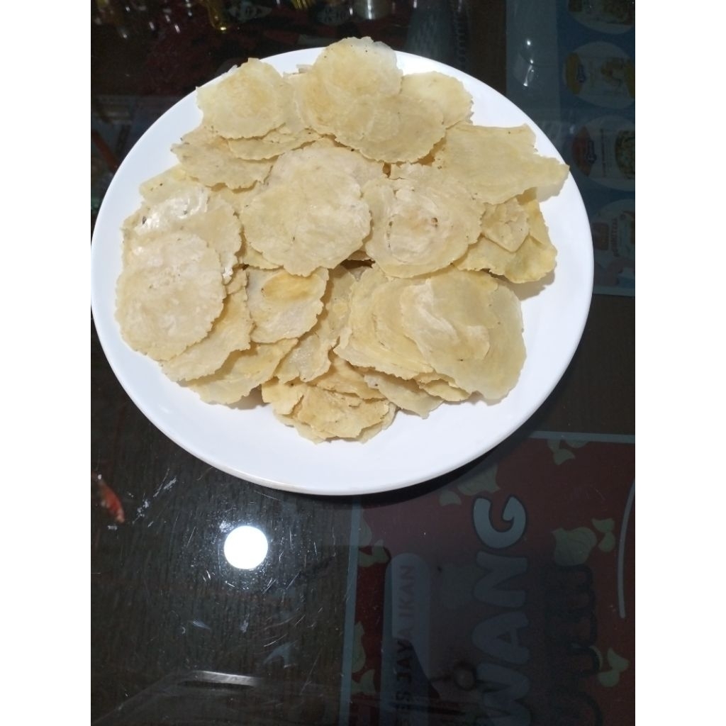 

emping Hk/ belinjo /mentah 250g 500g 1000g