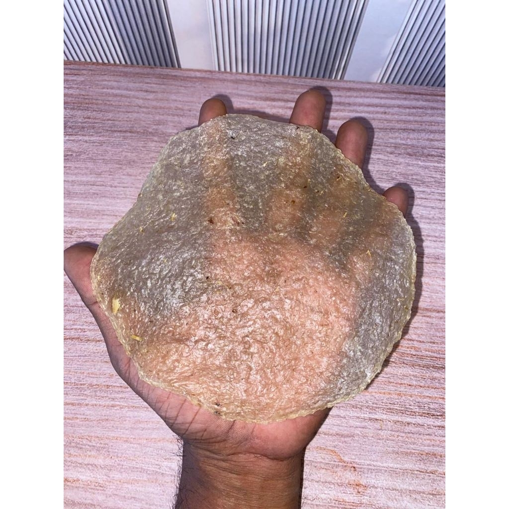 

Krupuk Gendar mentah super jumbo 20 pcs / aneka krupuk termurah