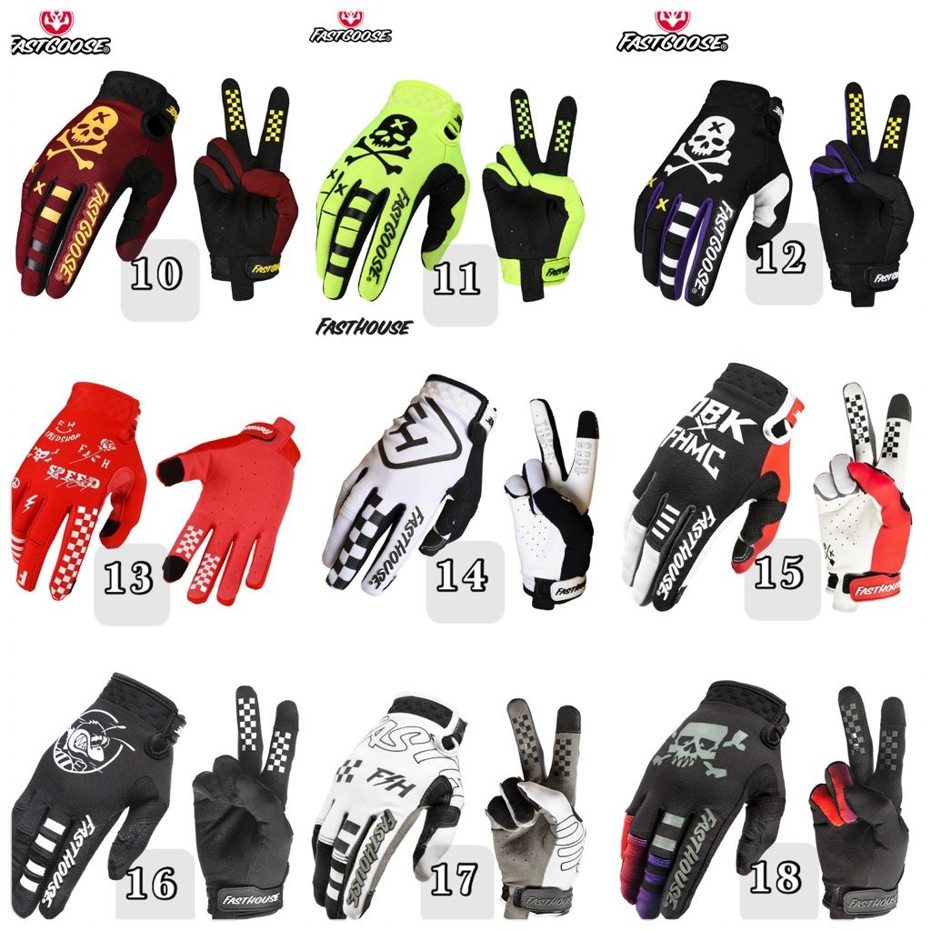 OFFICIAL SARUNG TANGAN FASTHOUSE KUALITAS ORIGINAL MOTORCROSS GLOVES