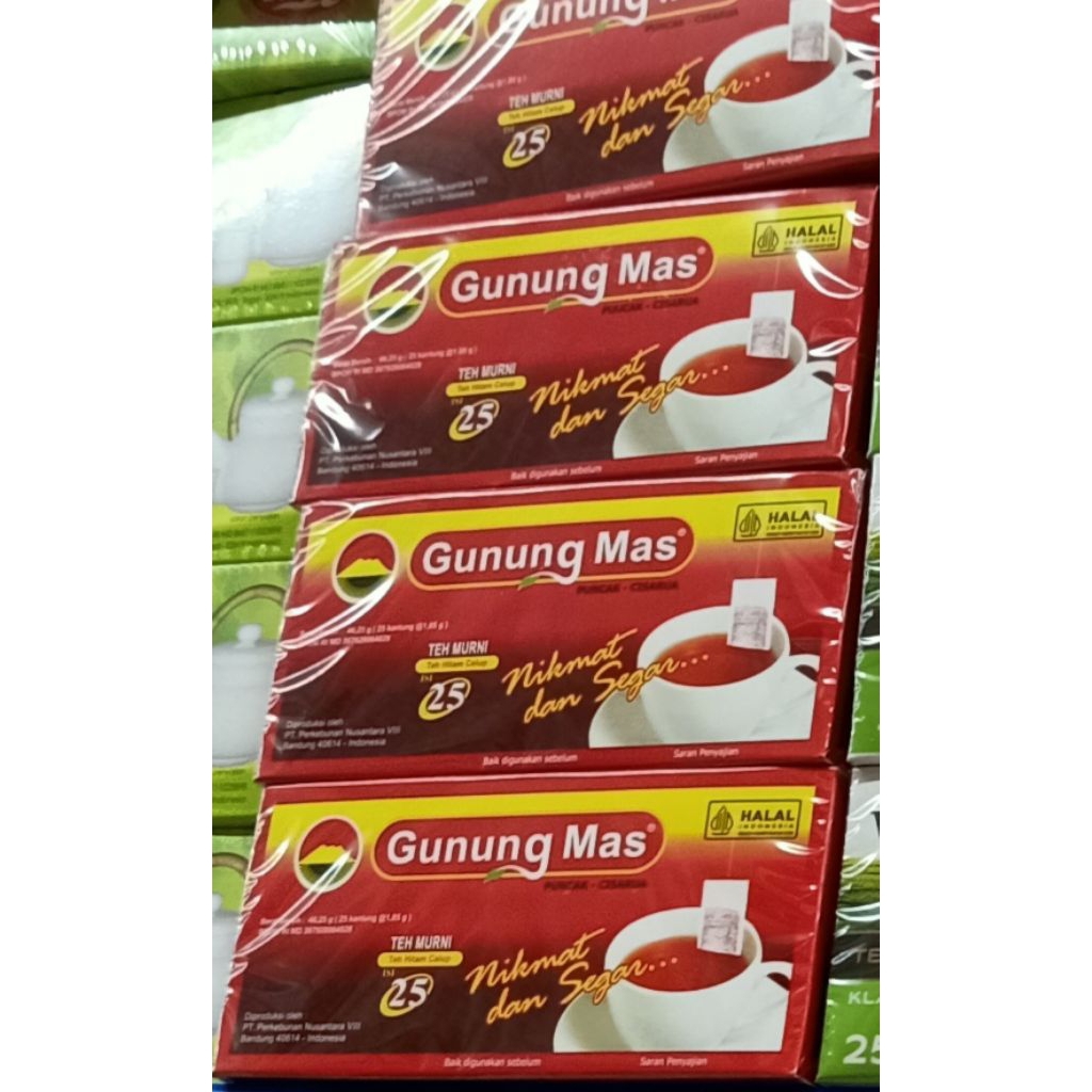 

Gunung Mas Teh Murni Segar Celup Isi 25 Pcs