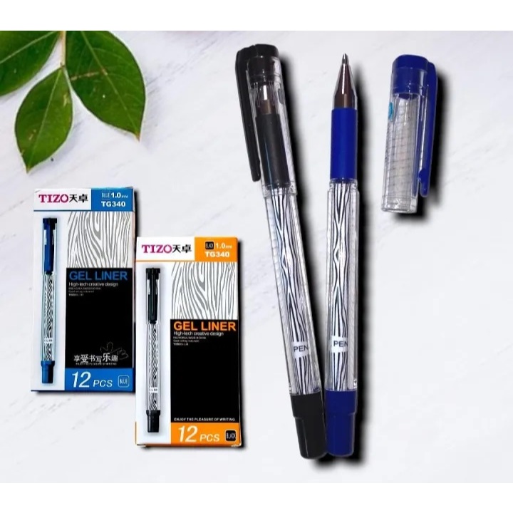 

PULPEN GEL TANDA TANGAN BALLINER GEL LINER TIZO TG-340 1.0 MM HITAM