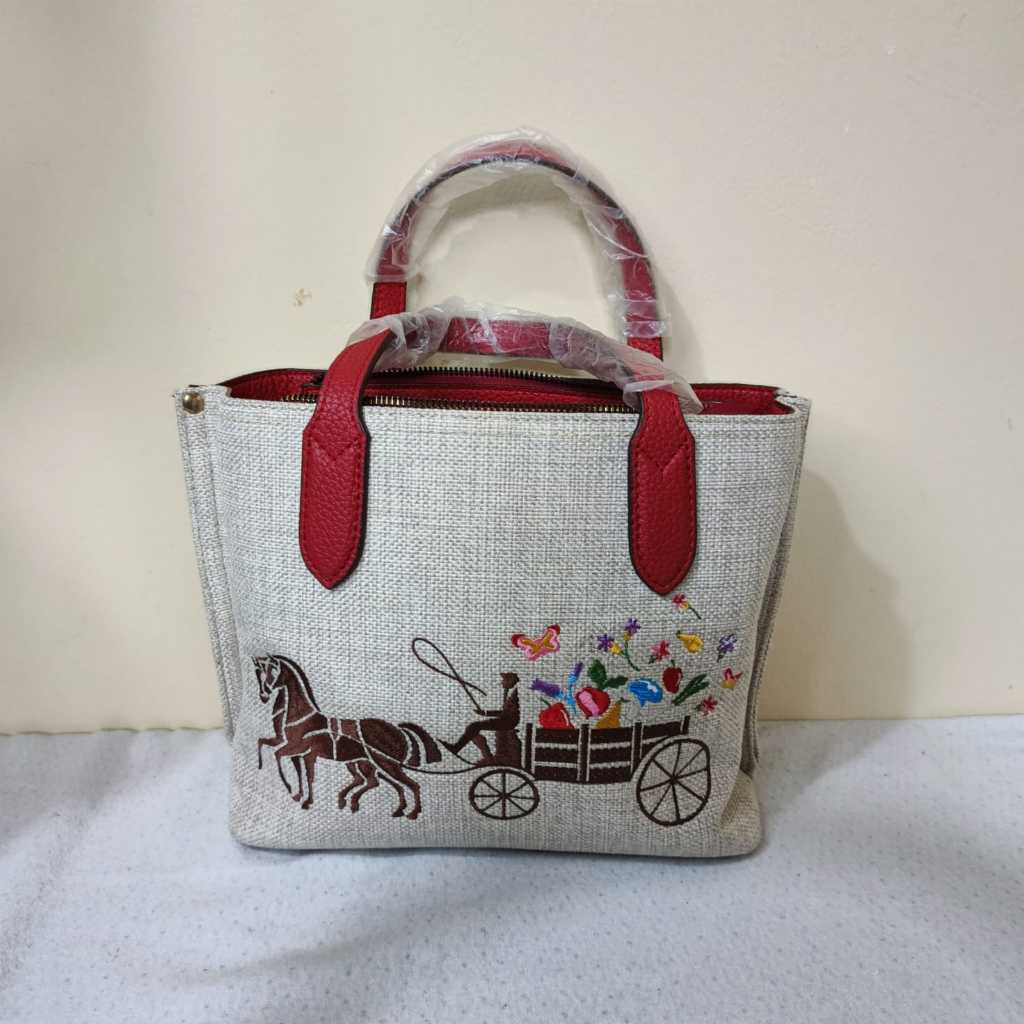 COC DELMAN MINI BORDIR CANVAS KOMBANASI KULIT