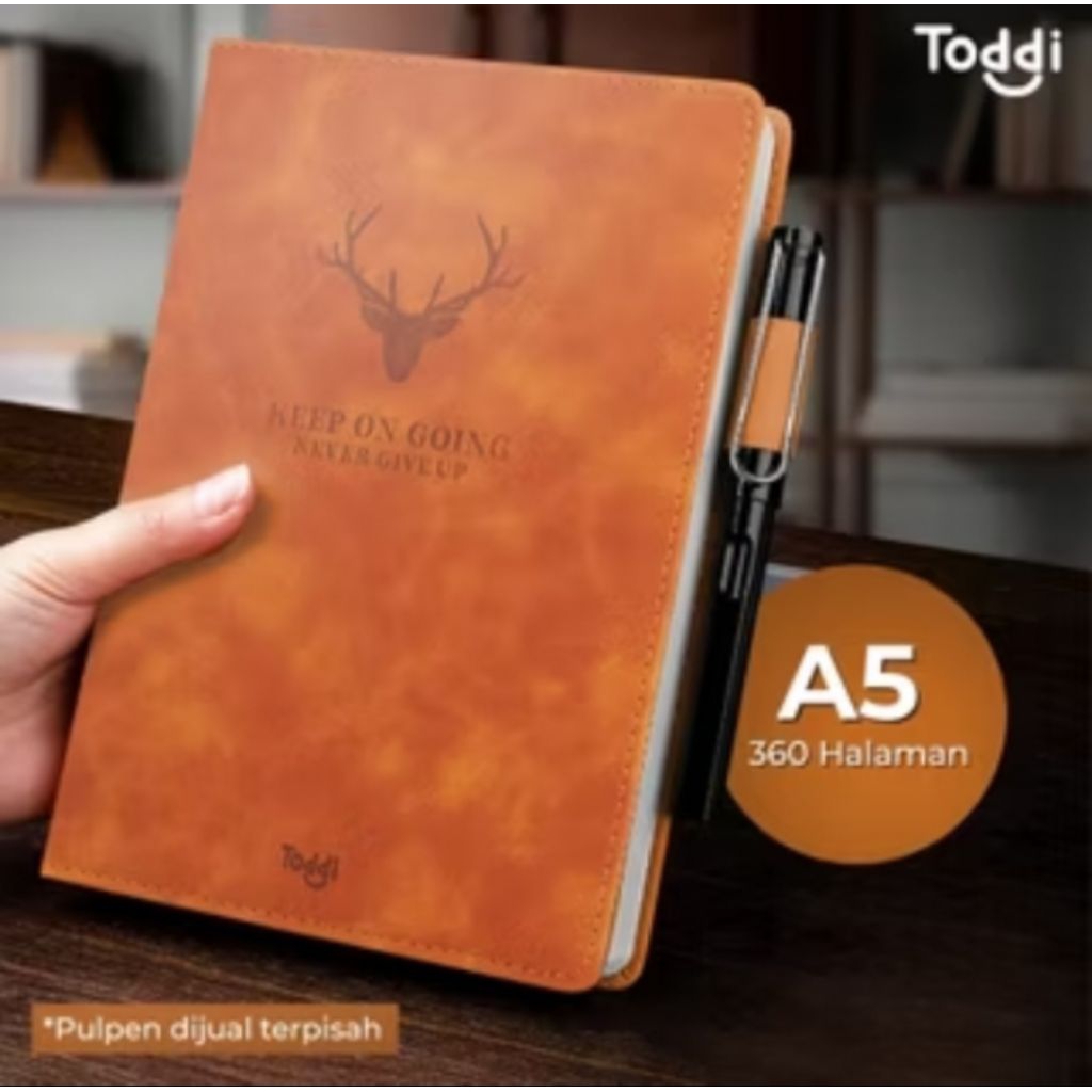 

Buku Agenda A5 custom Logo + Tulisan