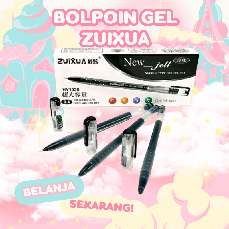 

[1 PACK] PROMO PULPEN GEL ZUIXUA NEW JELL / PULPEN SAFARI BRAND / PULPEN 1 PACK||NIRMALAPENA