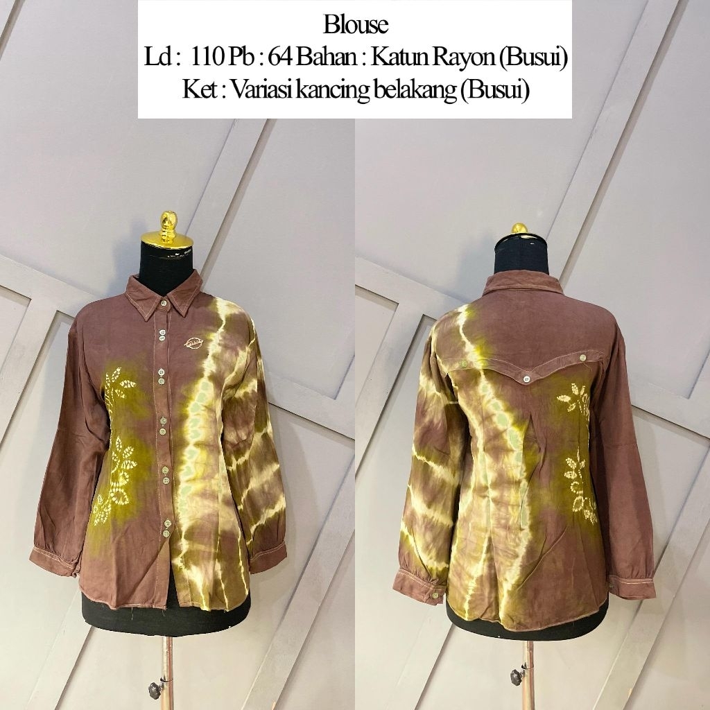 Blouse sasirangan