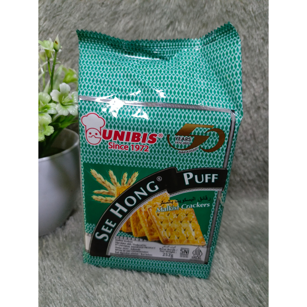 

Biskuit Unibis See Hong Puff Sugar 252g / Camilan Sarapan / Biskuit Gula Non Gula Kelapa