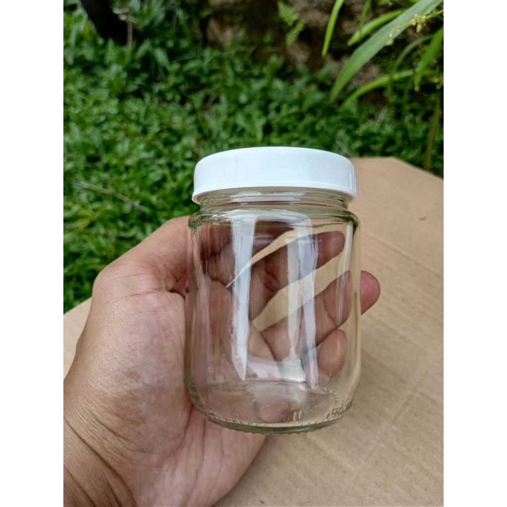 Botol kaca jar 250ml / toples sambal 250ml / toples selai 250ml / toples kaca 250ml / food grade 250