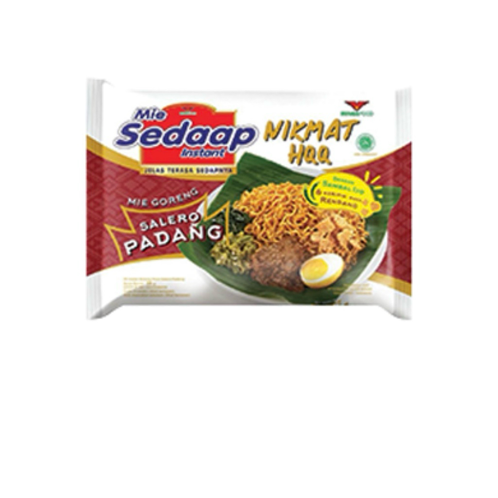 

MIE SEDAAP INSTAN GORENG SALERO PADANG 86 gram