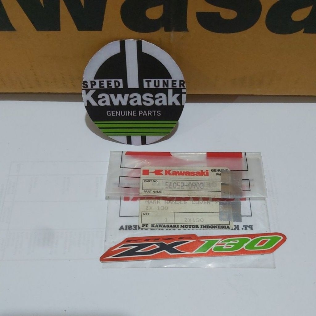 sticker batok zx130 mark cover handle front zx130 oren