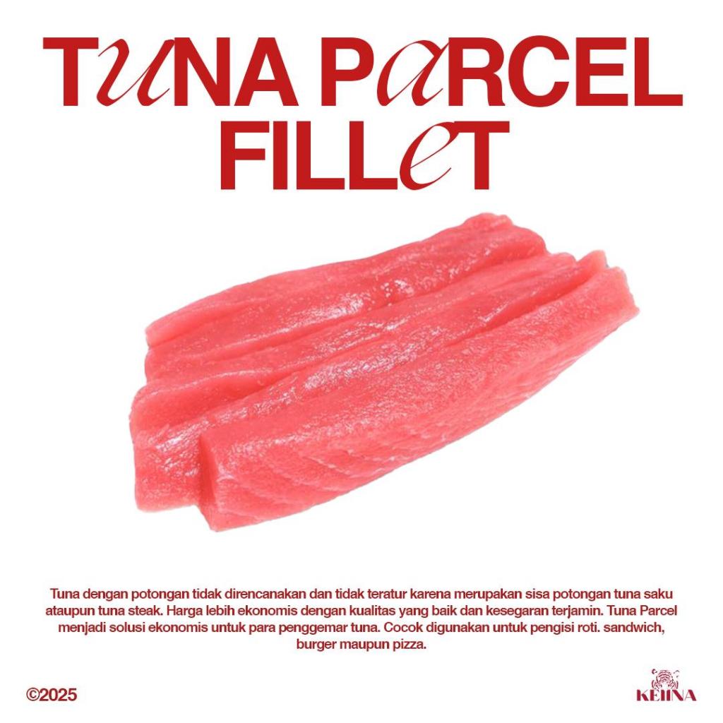 

Ikan Tuna Parcel Fillet Bersih Segar Fresh Frozen Beku Premium Fish Seafood