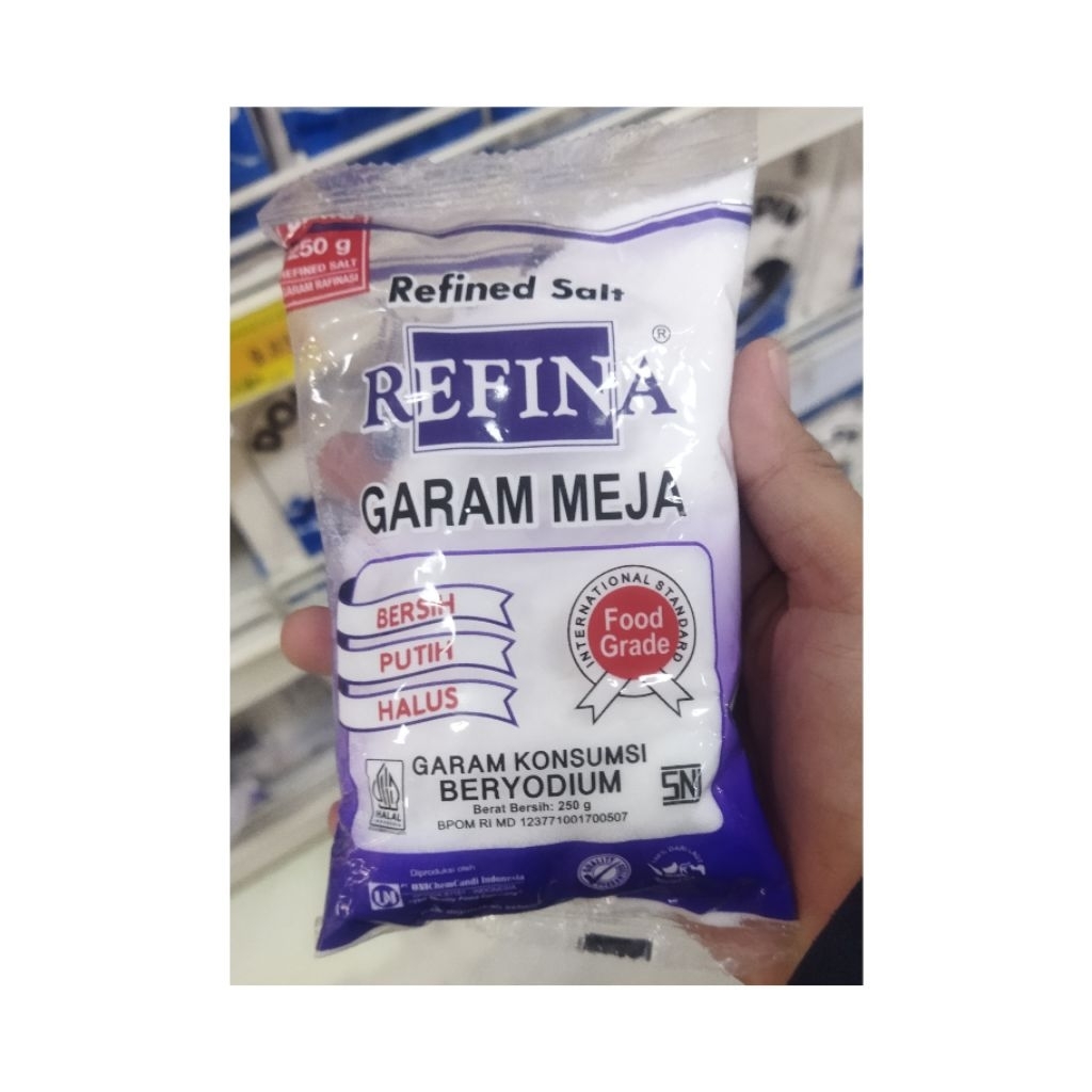 

REFINA GARAM MEJA 250GR ISI 3 PCS
