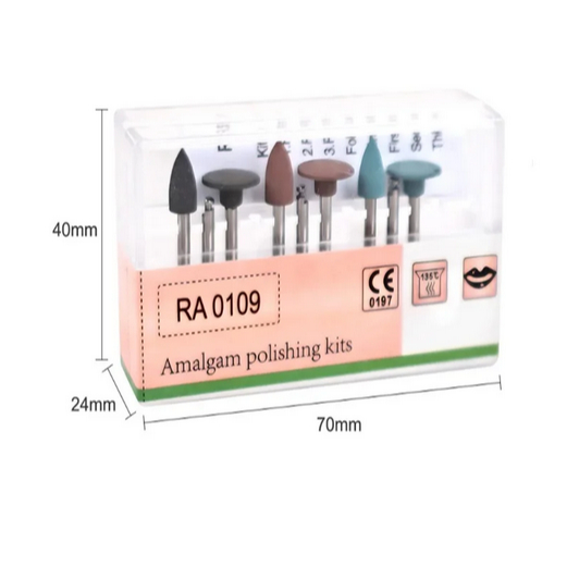 Dental amalgam polishing kit RA0109 / bur poles amalgam set kit