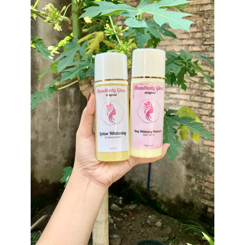 Hb glow malam+hb glow siang spf 90++