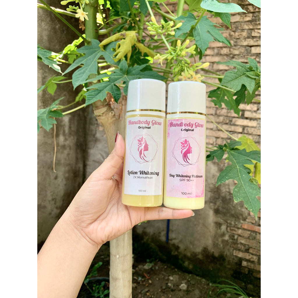 Hb glow malam+Hb glow siang spf 90++