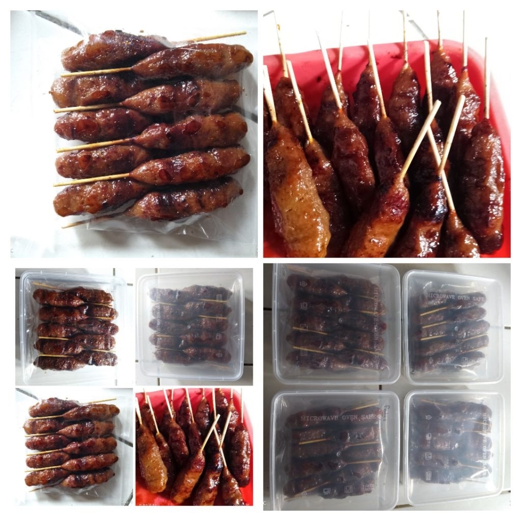 

Sate ayam lilit harga per 100tusuk(10pak)