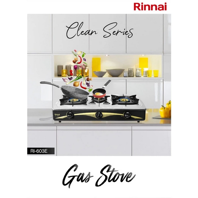 Rinnai 3 Tungku Kompor Gas RI603E