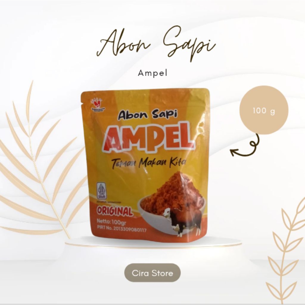 

Abon Sapi Cap Ampel 100 g