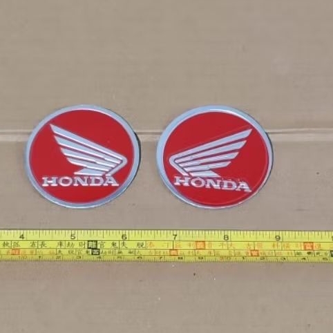 Emblem tangki Honda s90 bahan plat