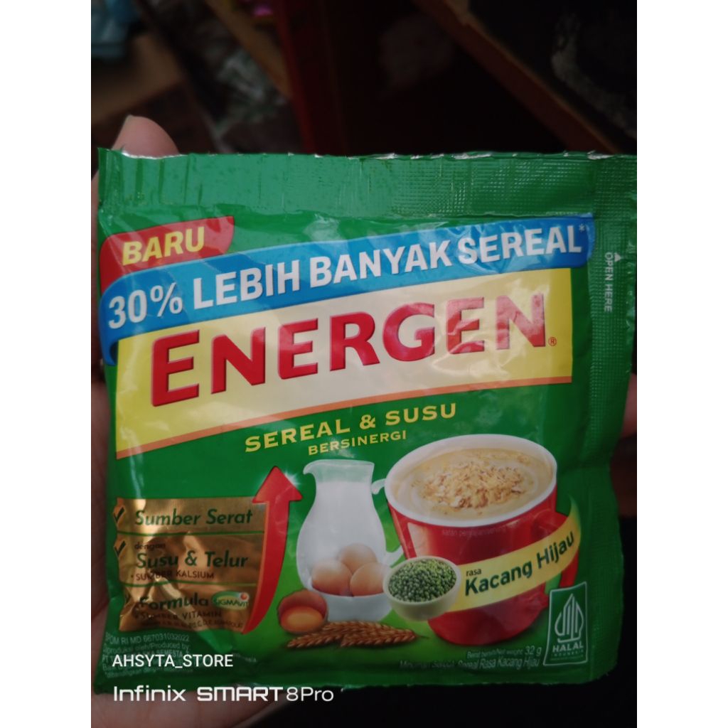 

(NEW) AHSYTA STORE // ENERGEN SEREAL SUSU ALL VARIAN RASA 32G