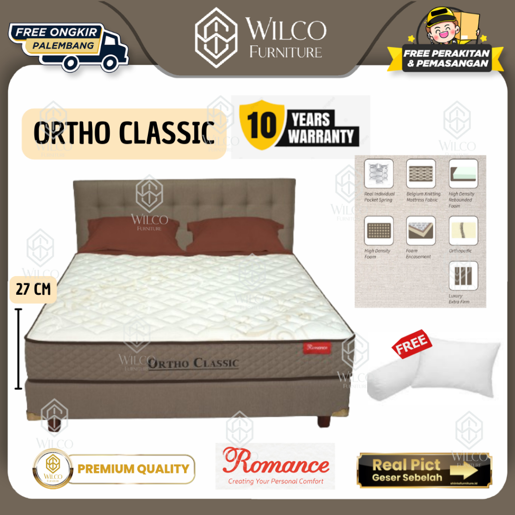 Kasur Matras Romance Ortho Classic | Springbed Ortho Classic Romance Murah Palembang
