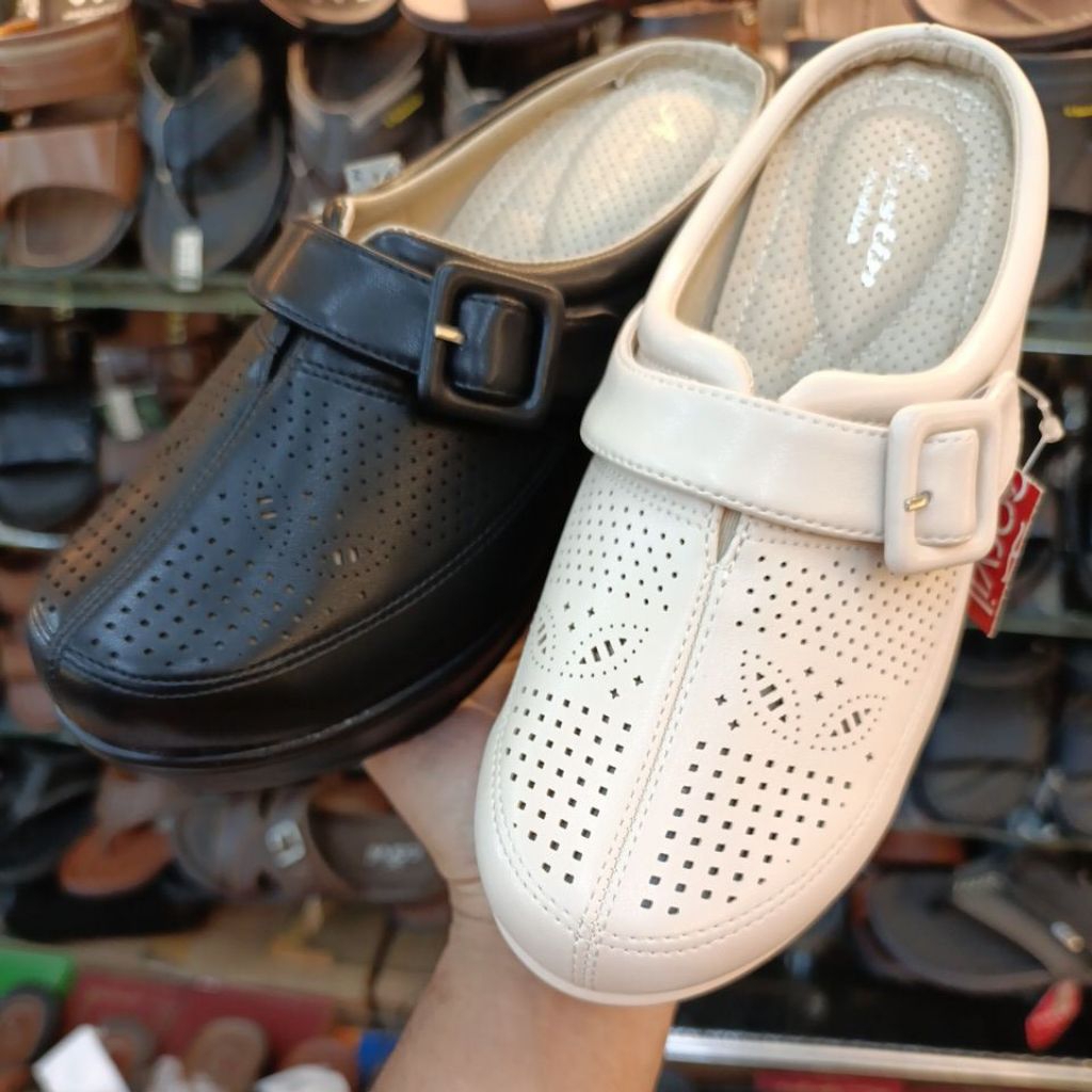 Sendal Slop austin wedges terbaru