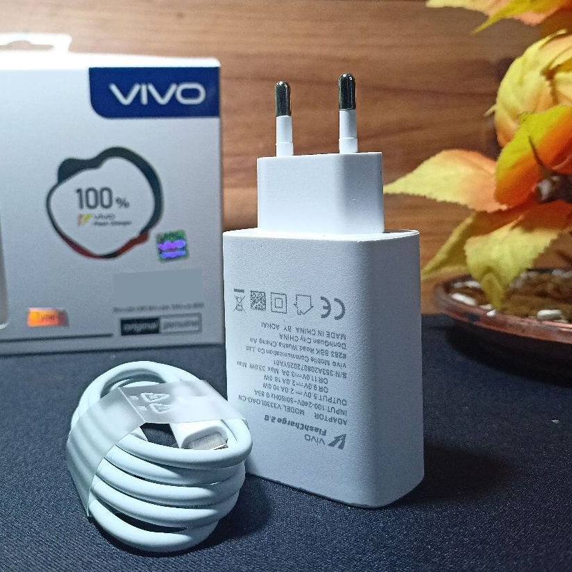 Fast Charger Vivo 33 Watt  / Charger Vivo 33W Fast Charging Micro USB / Casan Vivo Micro USB / Type 