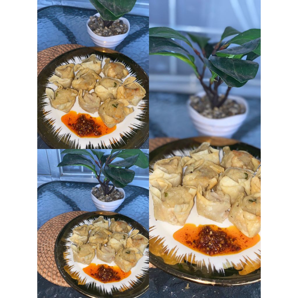 

pangsit ayam, goreng