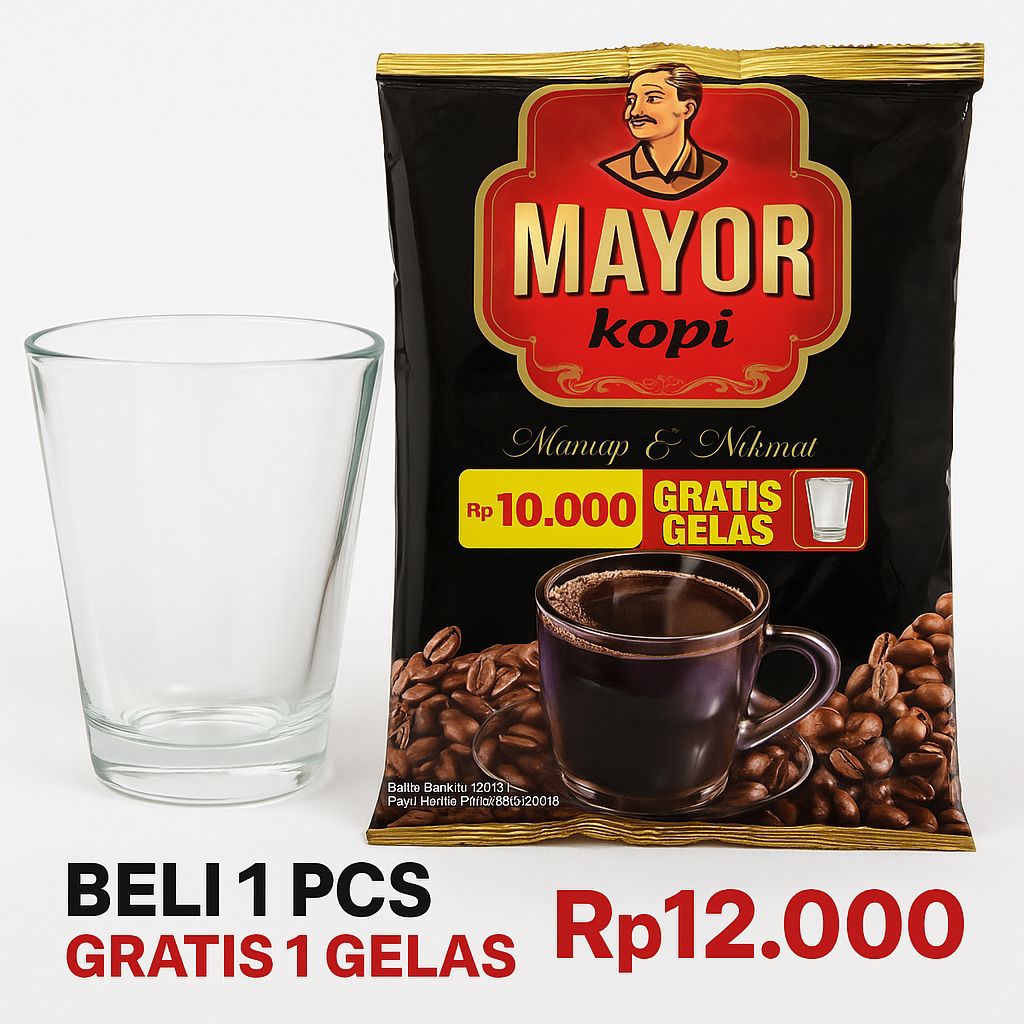 

Mayor Kopi 120g – Mantap & Nikmat + Gratis Gelas Eksklusif