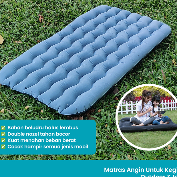 Matras Tidur Kasur Angin Inflatable Bed Mattress Camping Outdoor matras camping outdoor matras angin