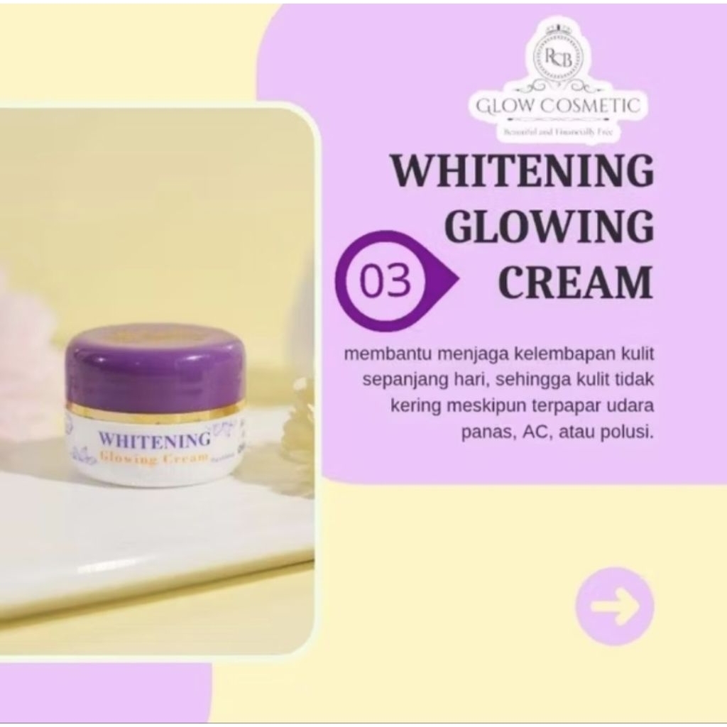 RCB Glow Cometic BPOM CREAM 2IN1