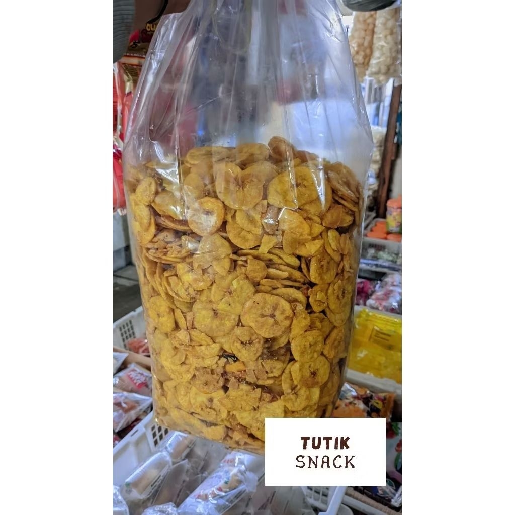 

keripik pisang pisang dolar pisang manis renyah gurih