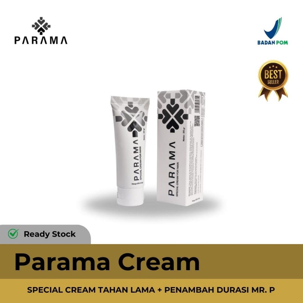 Krim Parama | Obat Oles Khusus Pria | Tahan Lama | Aman & BPOM | Obat Kuat | Original
