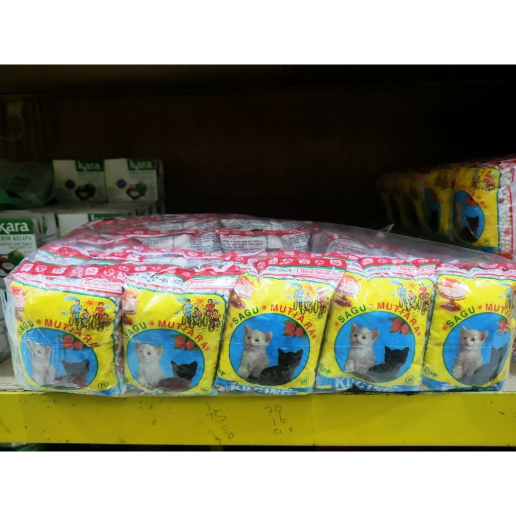 

SAGU MUTIARA CAP KUCING ISI 25 PCS 100 GR