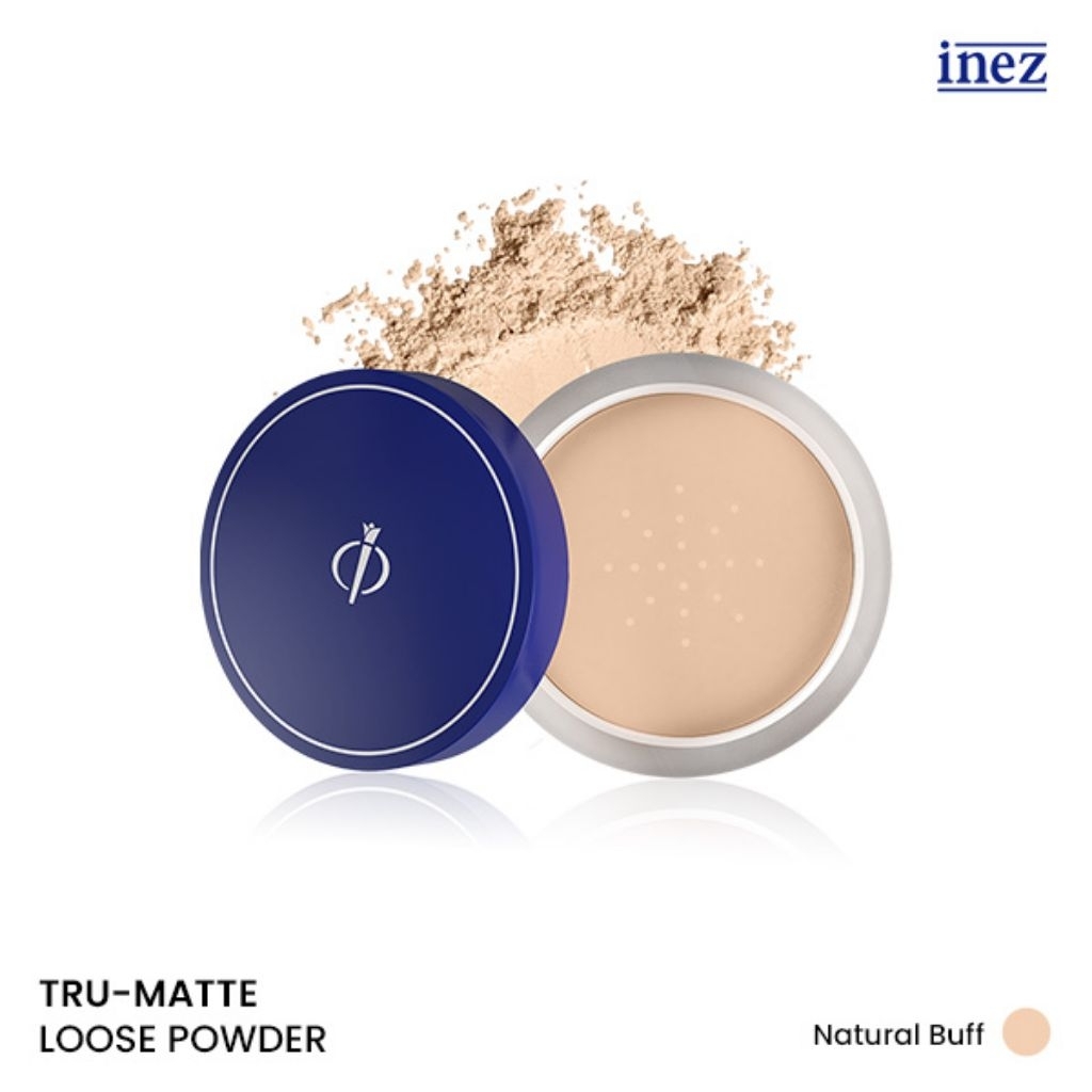 Bedak tabur matte inez natural buff