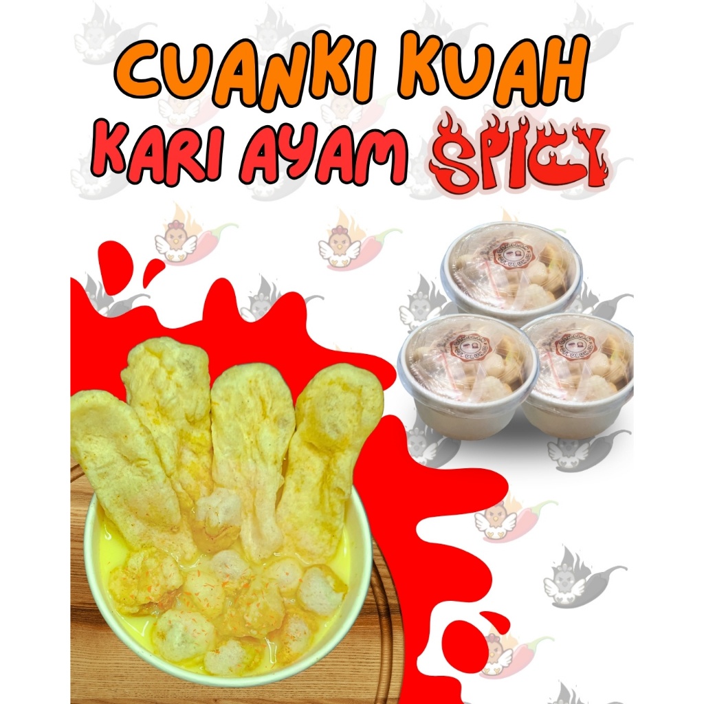 

CUANKI KUAH KARI AYAM PEDAS by cemilan cepuluh.id