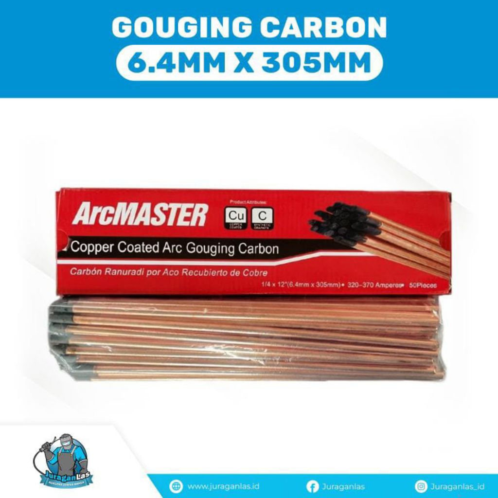 Kawat Las Gouging / Carbon Gouging diameter 6.4mm