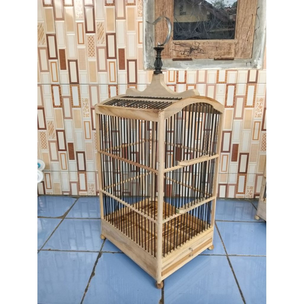 SANGKAR BURUNG REPLIKA MENTAHAN NO5 BUAT BURUNG KECIL