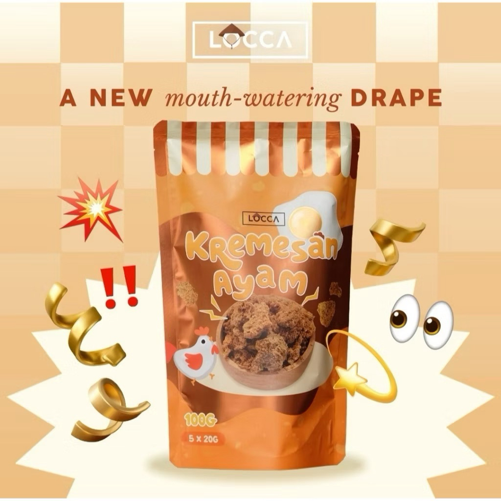 

LOCCA KREMESAN AYAM ORIGINAL exp 10/25
