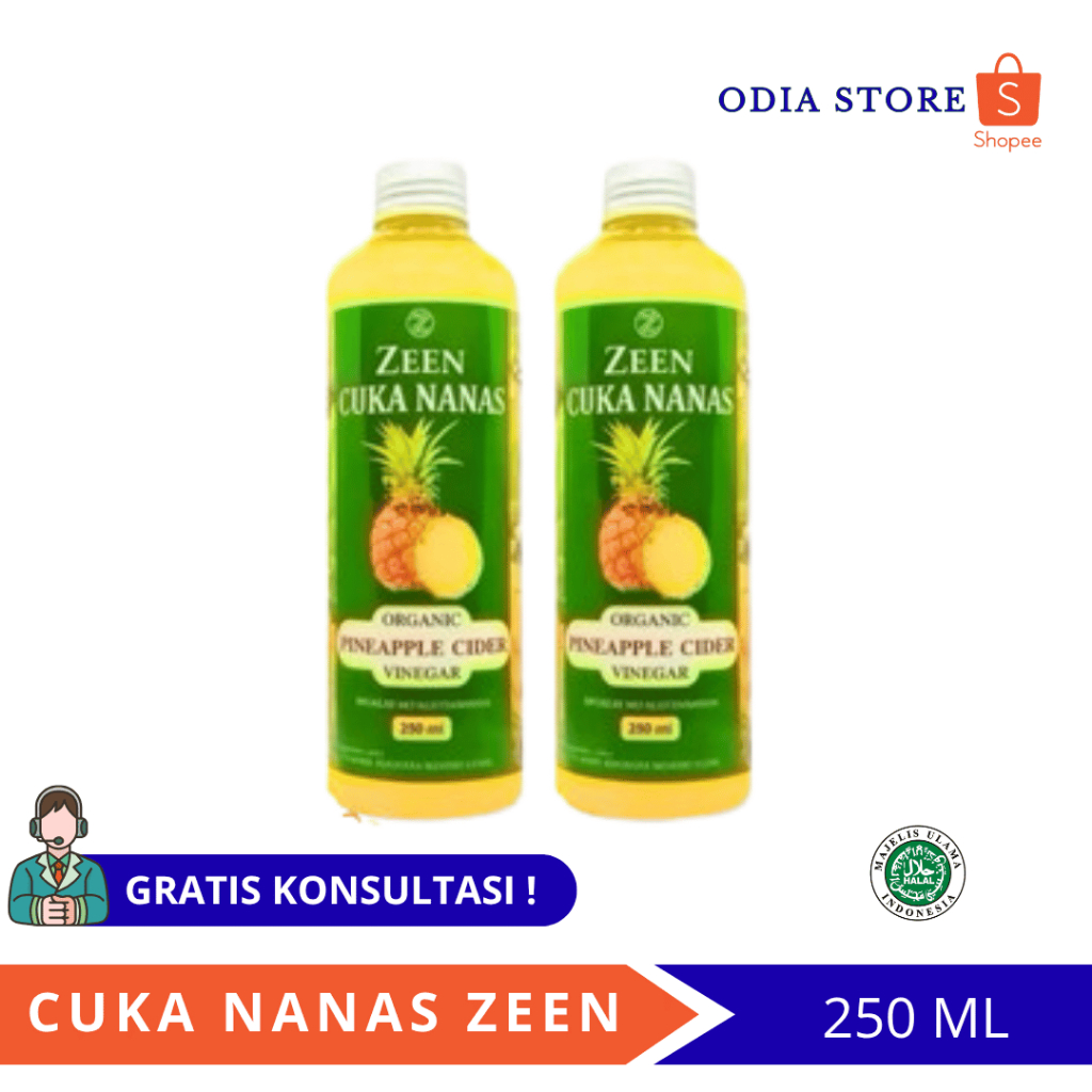

Cuka Nanas Original 250ML - Menurunkan Kadar Gula Darah - Pineapple Vinegar