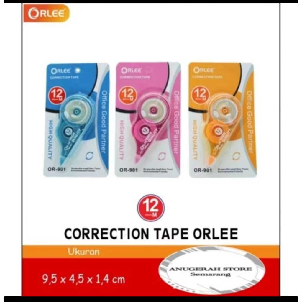 

Tip X Kertas / Tip X Kertas Bungkusan Orlee 12M 1 Pcs Murah Dan Variasi Warna Menarik