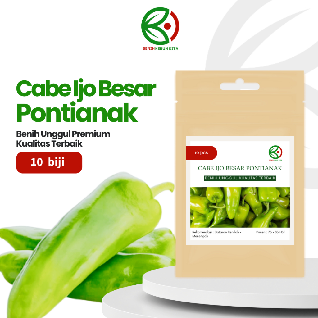 Biji Benih Bibit Tanaman Sayuran Cabe Hijau Besar Pontianak Kalimantan Unggul Berkualitas