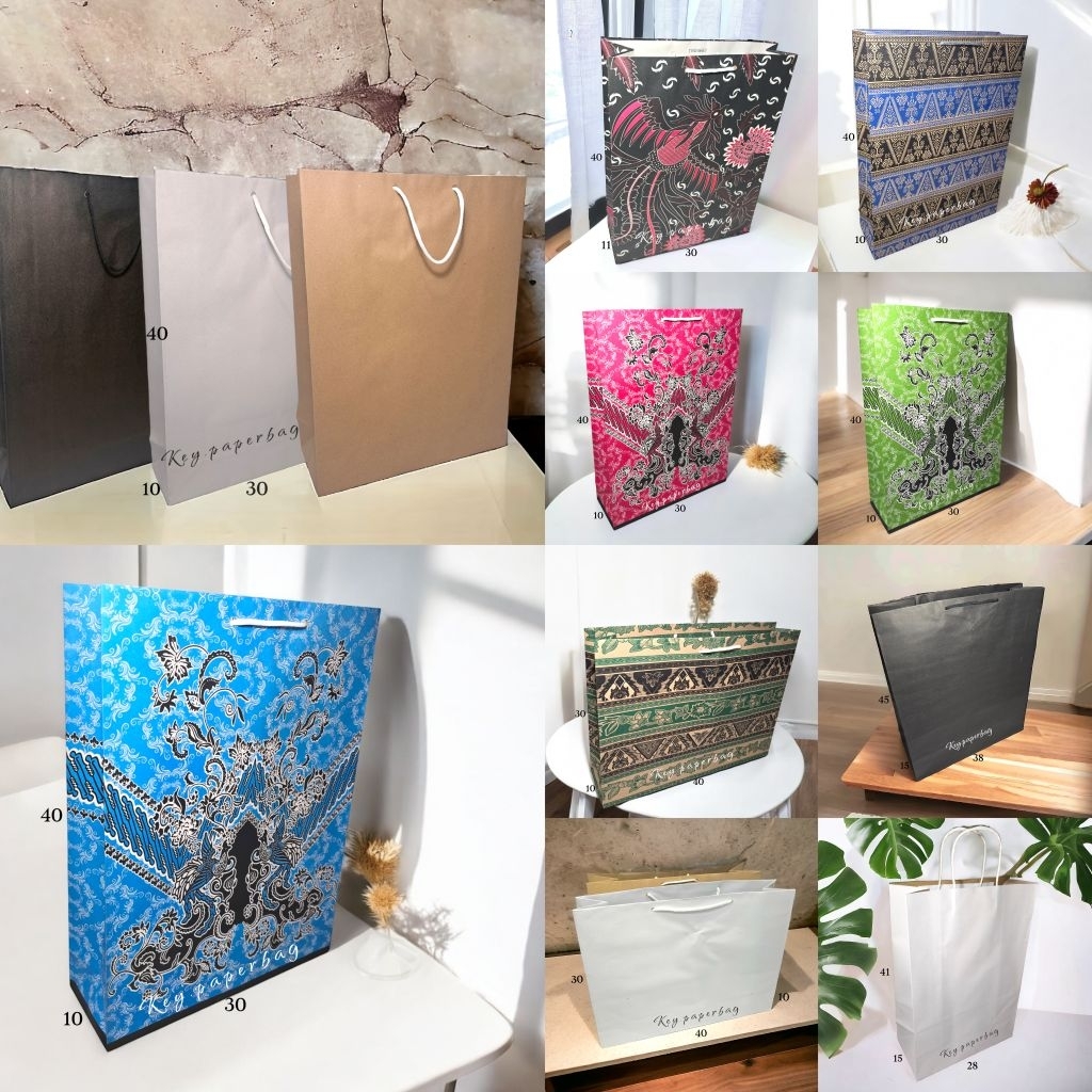 

ISI 12 (1 Lusin) Paper Bag Size Jumbo Uk 30x40