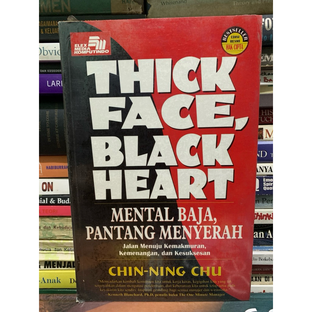 Thick face black heart mental baja pantang menyerah by Chin ning chu ASLI ORIGINAL