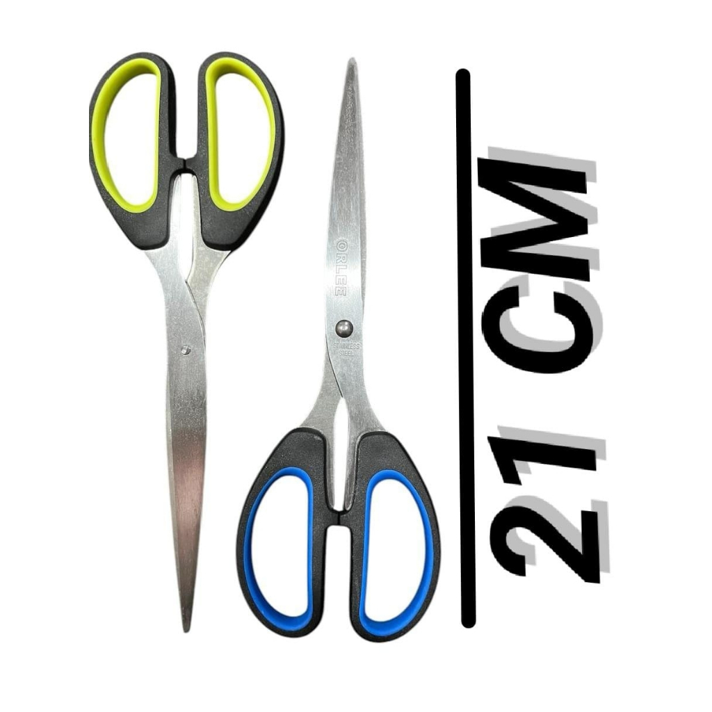 

Orlee Gunting Potong Besar Stainless Ukuran 21 cm Isi 12pcs Tajam Kuat dan Tahan Lama