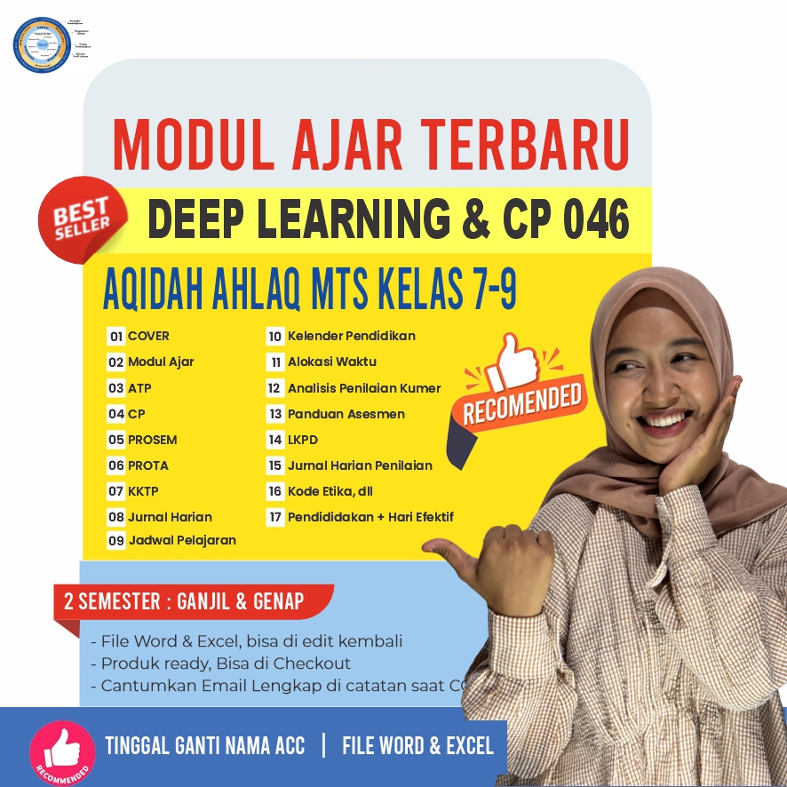 

PERANGKAT MODUL AJAR DEEP LEARNING MEPEL AQIDAH AKHLAQ JENJANG MTS KELAS 7,8,9